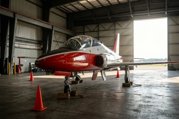 Canadian Snowbirds CT-114 Tutor jets parked on a tarmac.