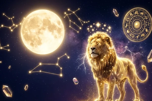 Mystical glowing zodiac wheel highlighting the massive planetary shifts in June 2026.