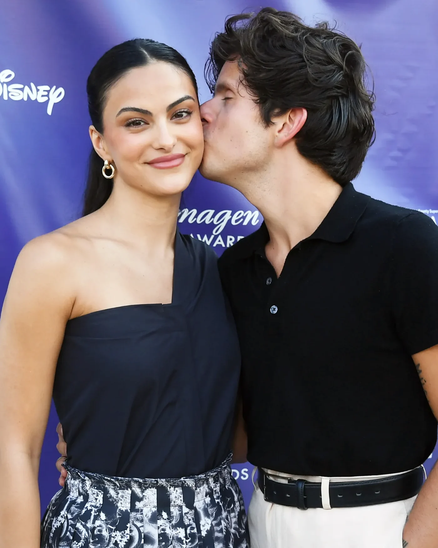 Camila Mendes and Rudy Mancuso at the 39th Annual Imagen Awards held at LA Plaza de Cultura y Artes on September 8, 2024 in Los Angeles, California