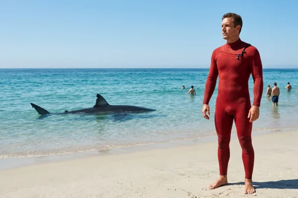 Drone Captures Great White Shark Stalking Children Off Southern California Coast