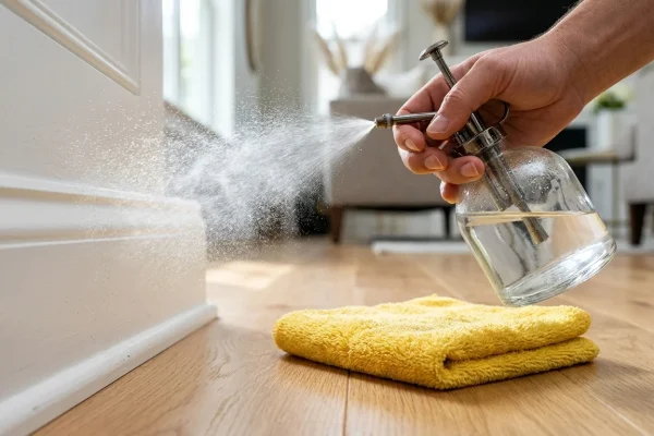 How to Repel Dust from Baseboards Using a Simple Natural Spray