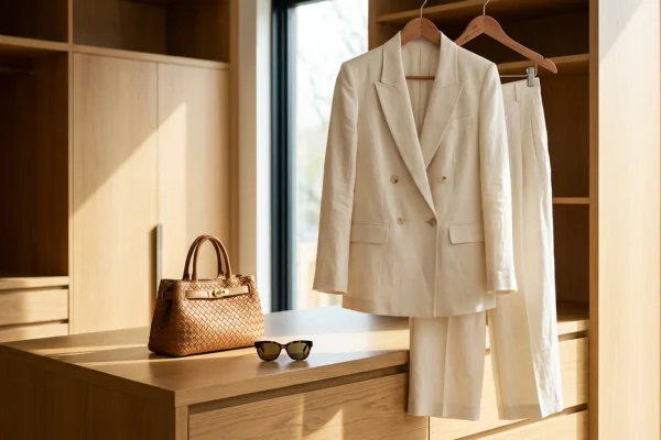 Nicole Kidman wearing a custom Ralph Lauren tailored suit at Wimbledon 2026.