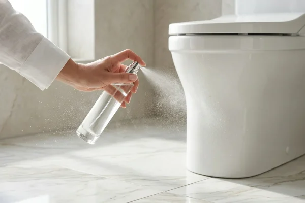 Why Housekeepers Spray White Vinegar Around the Toilet Base