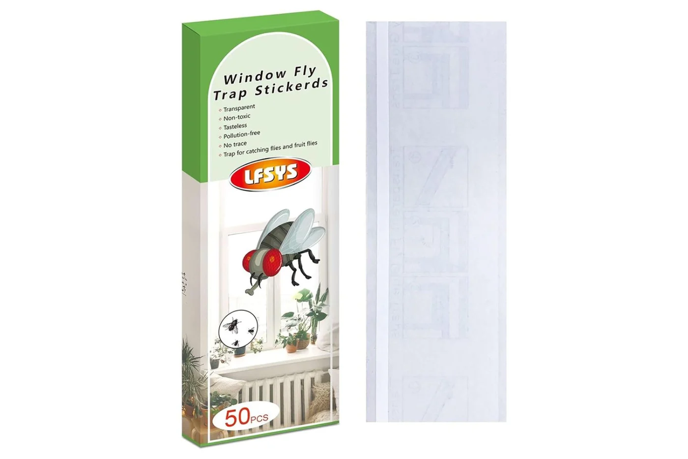 LFSYS 50 Pack Window Fly Trap