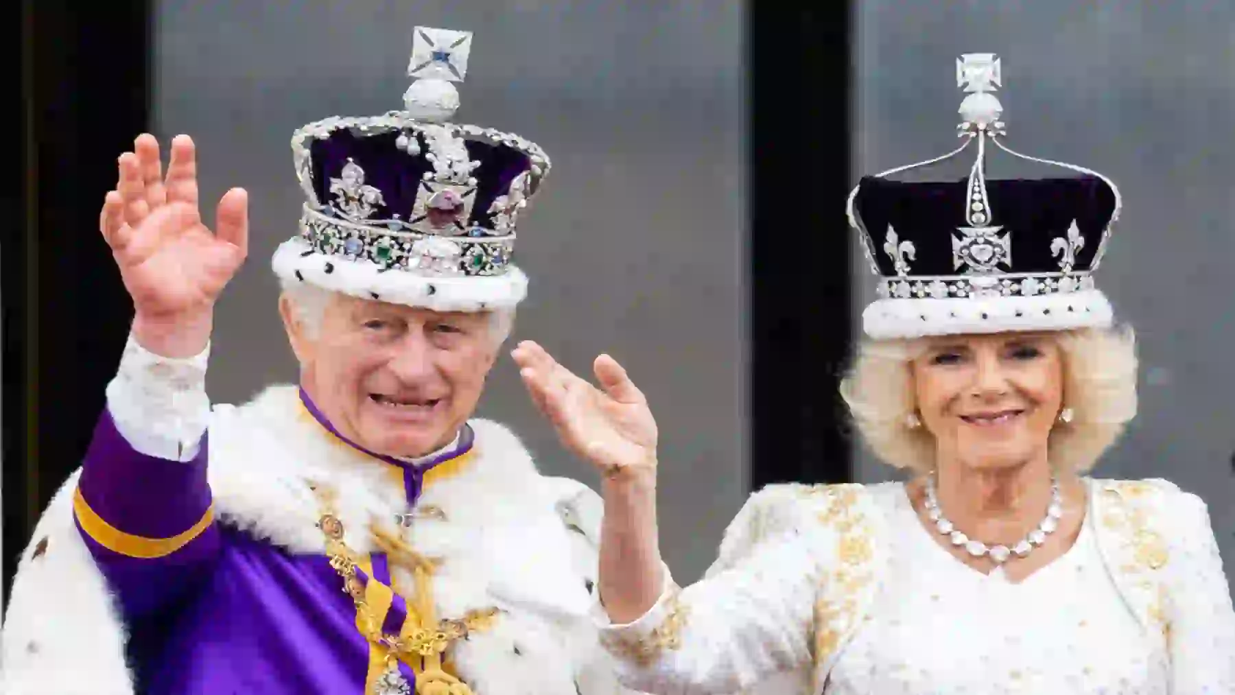 King Charles and Queen Camilla at his 2023 coronation.Credit: Getty
