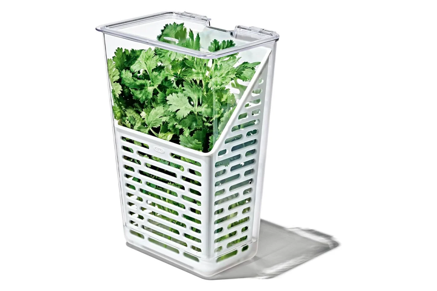 OXO Good Grips Produce Saver – Herb Keeper, 4.5 x 6.0 x 11.3 in, White