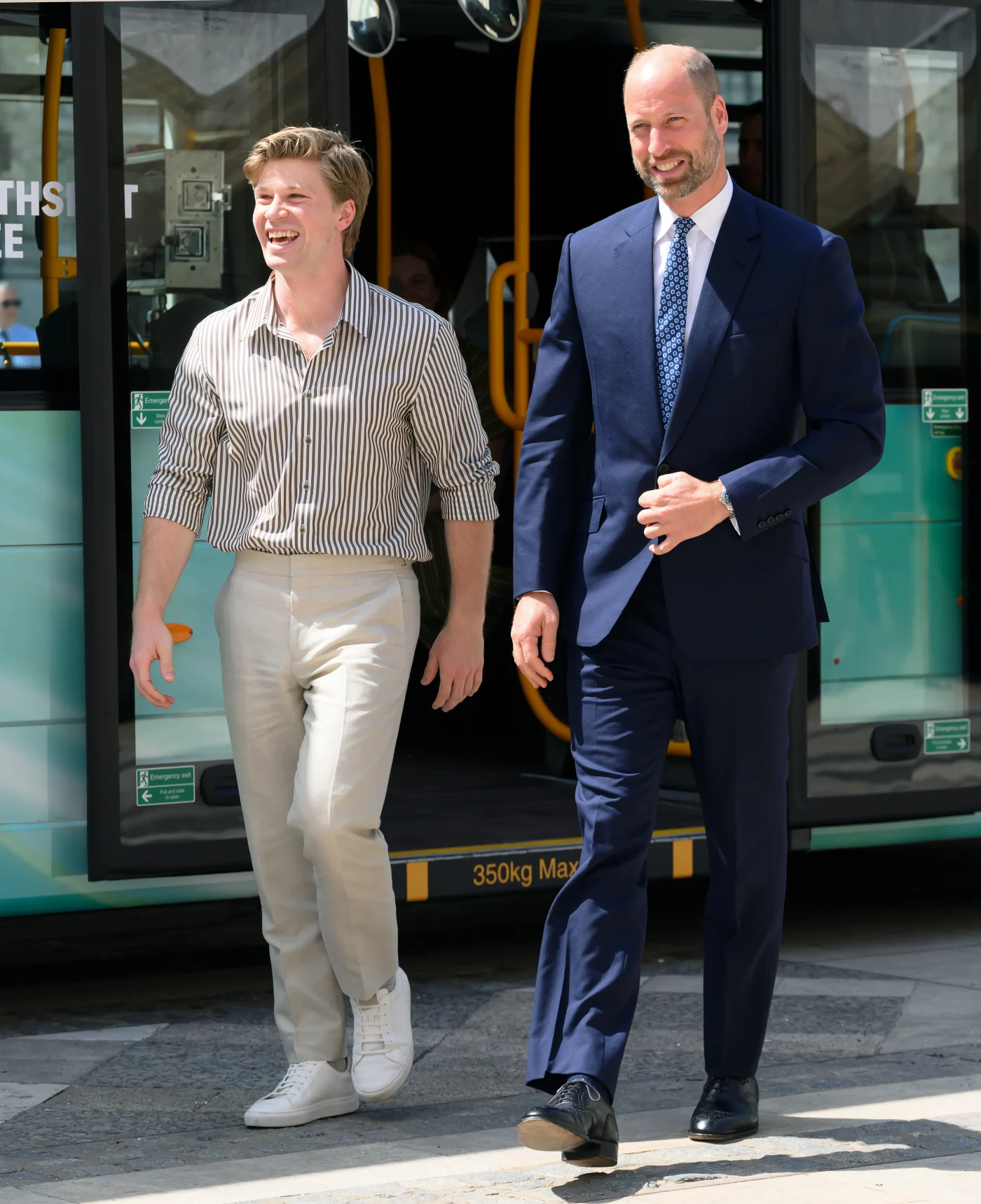 Robert Irwin and Prince William.