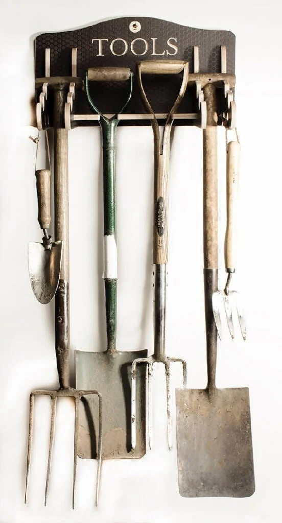 Wooden Garden Tool Rack