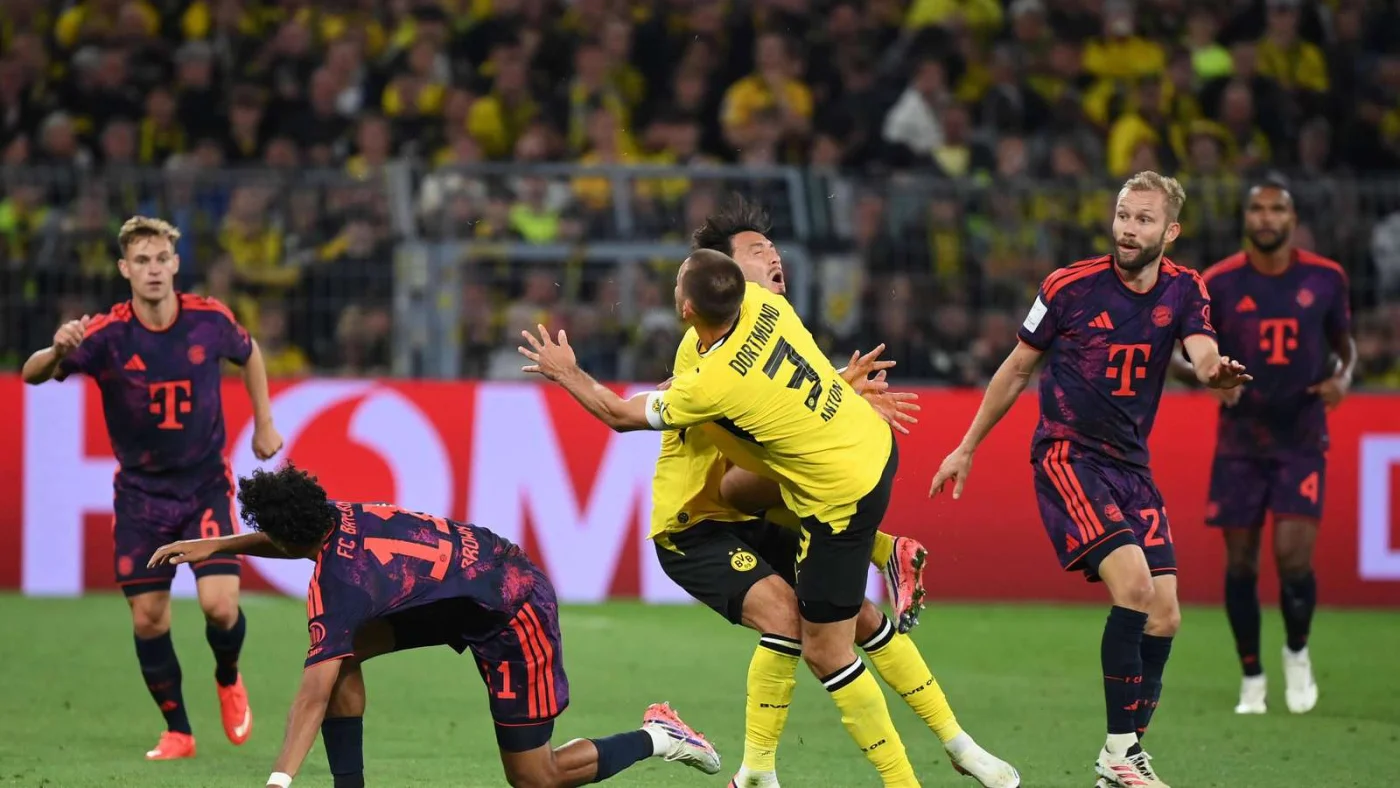 BVB-Profis Bensebaini und Anton
