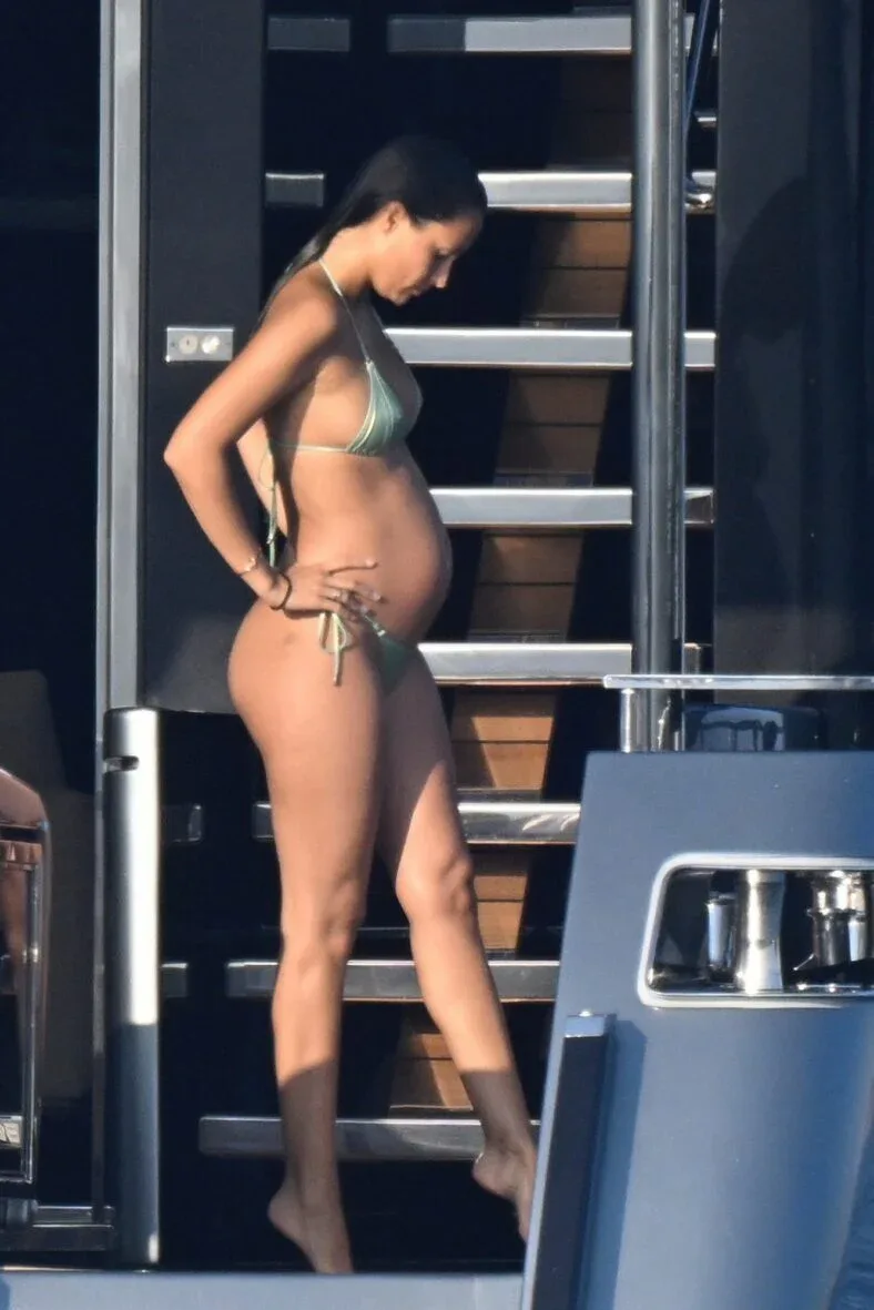 Charles Leclerc;s wife Alexandra in her in a bikini on a yacht on August 2, 2026
