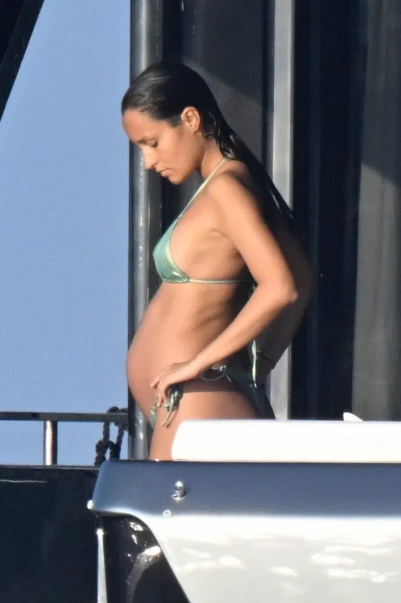 Charles Leclerc;s wife Alexandra in her in a bikini on a yacht on August 2, 2026
