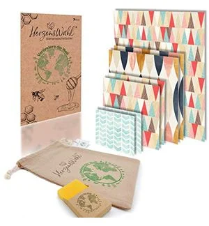 HerzensWahl Bienenwachstücher 7er Set