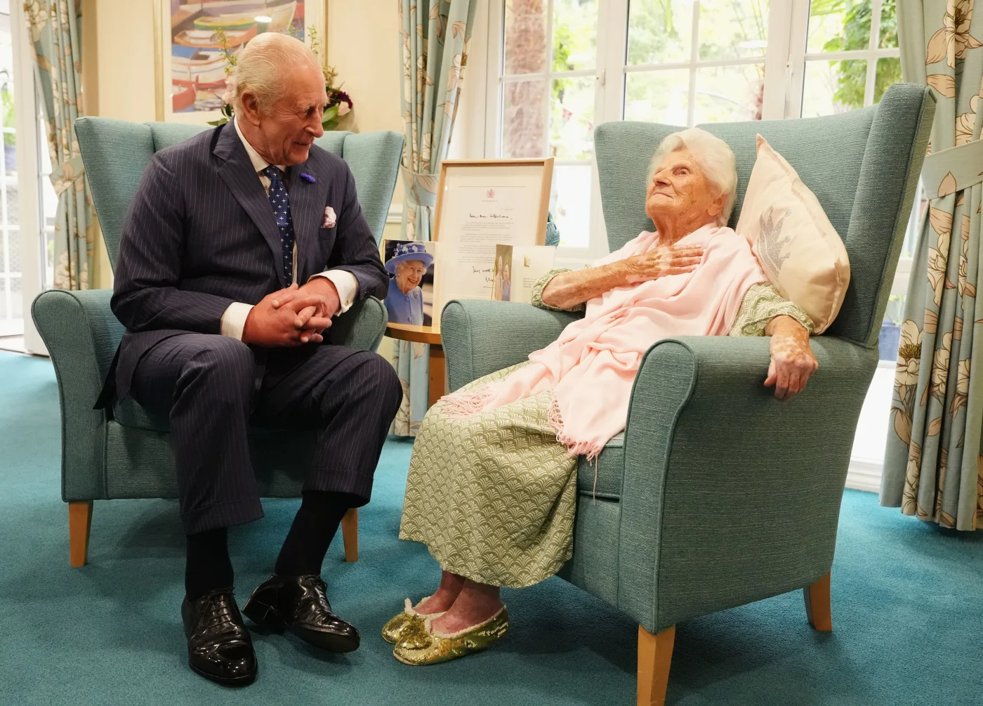 King Charles und Ethel Caterham.