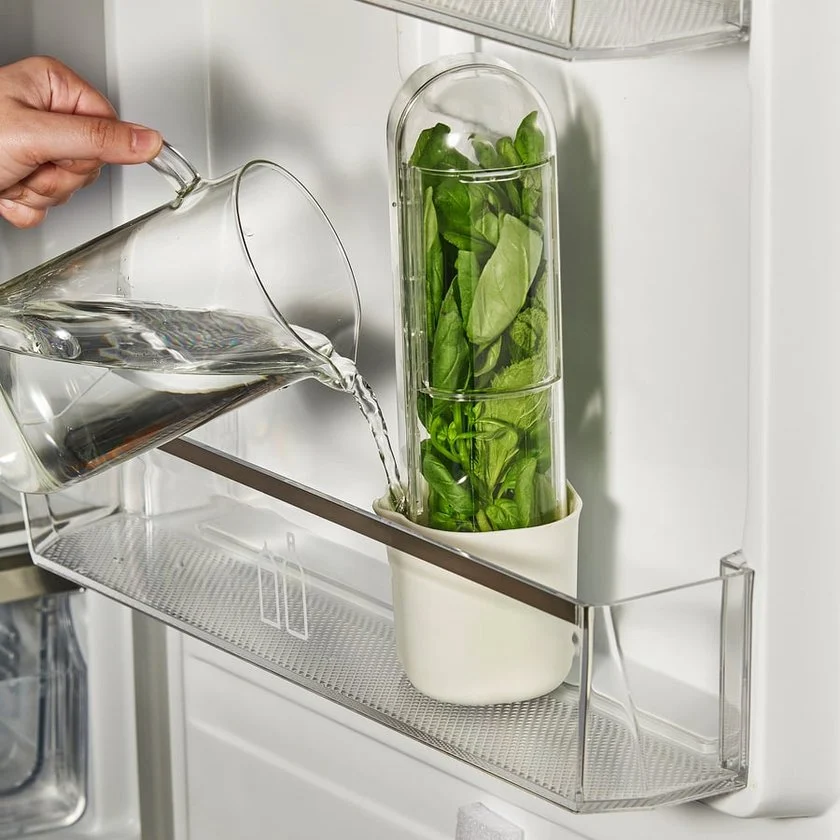KLIPPKAKTUS von Ikea – Kräuteraufbewahrung für den Kühlschrank.