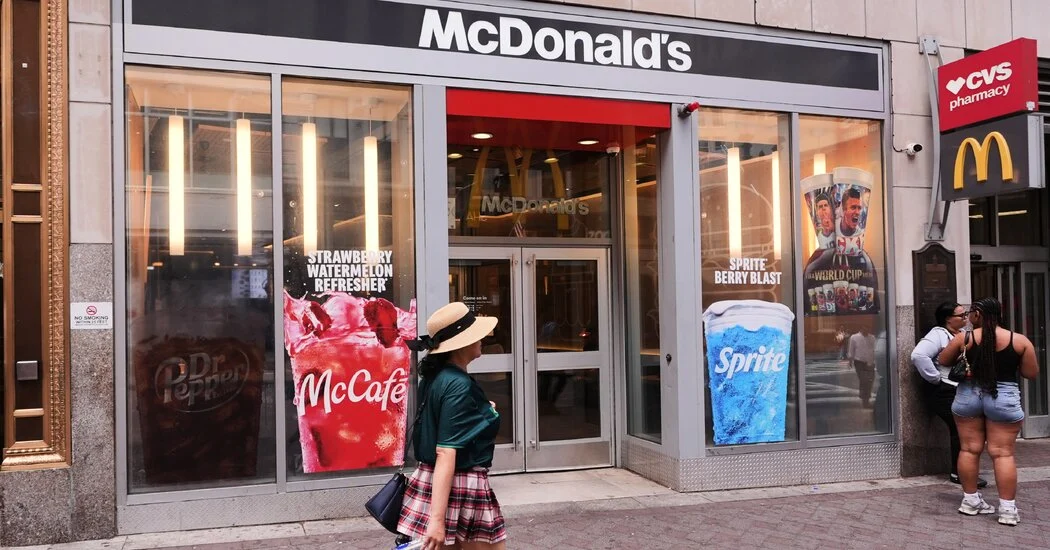 McDonald’s Replaces US President as Inflation Chokes Sales Growth