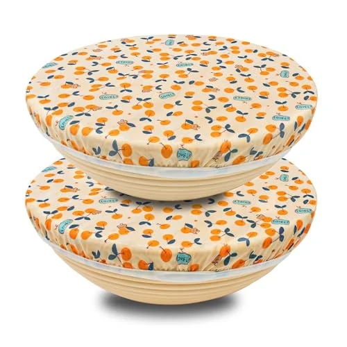 OHIYO 2 PCS Bienenwachs Schüssel Abdeckungen