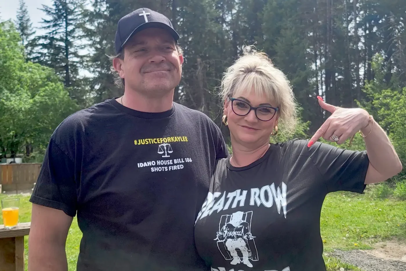Steve and Kristi Goncalves in May 2025.