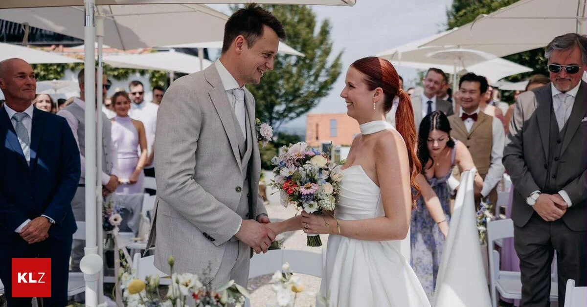 Tradition neu gedacht: Warum bei dieser Lavanttaler Hochzeit die Männer den Brautstrauà fingen